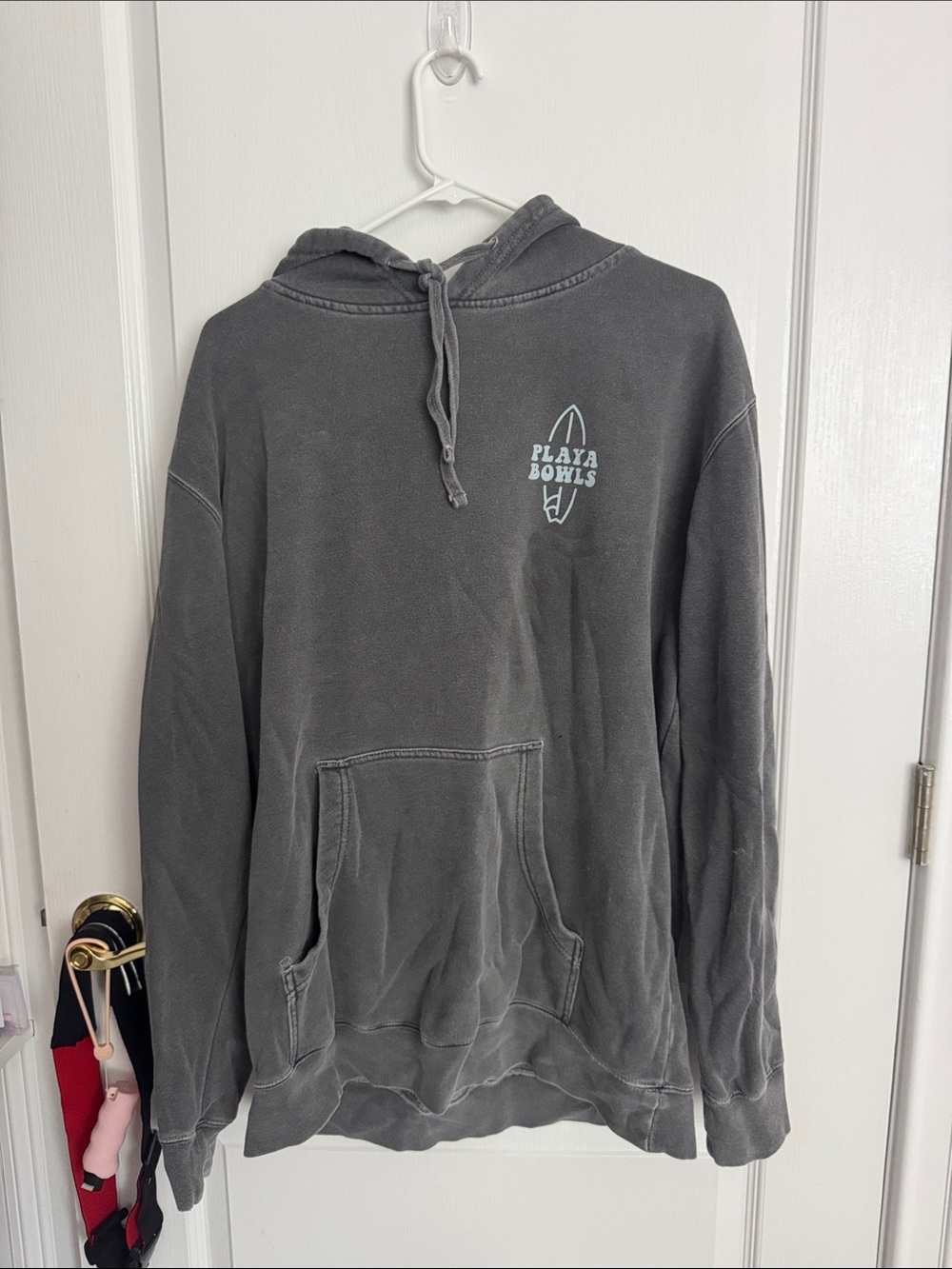 Charcoal Hooded Sweatshirt - Men's Casual Pullover